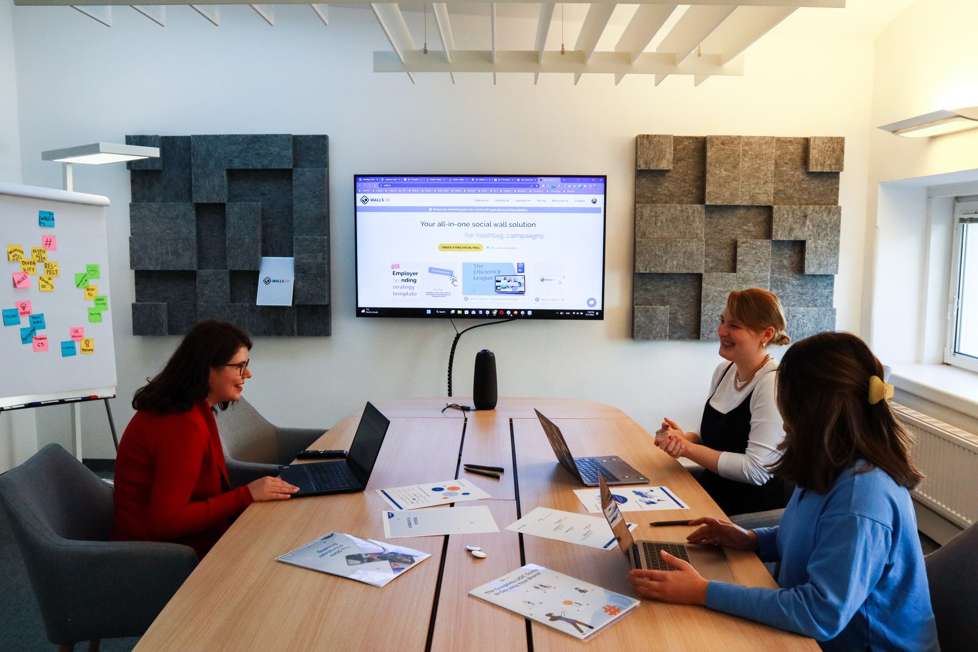écran interactif en entreprise